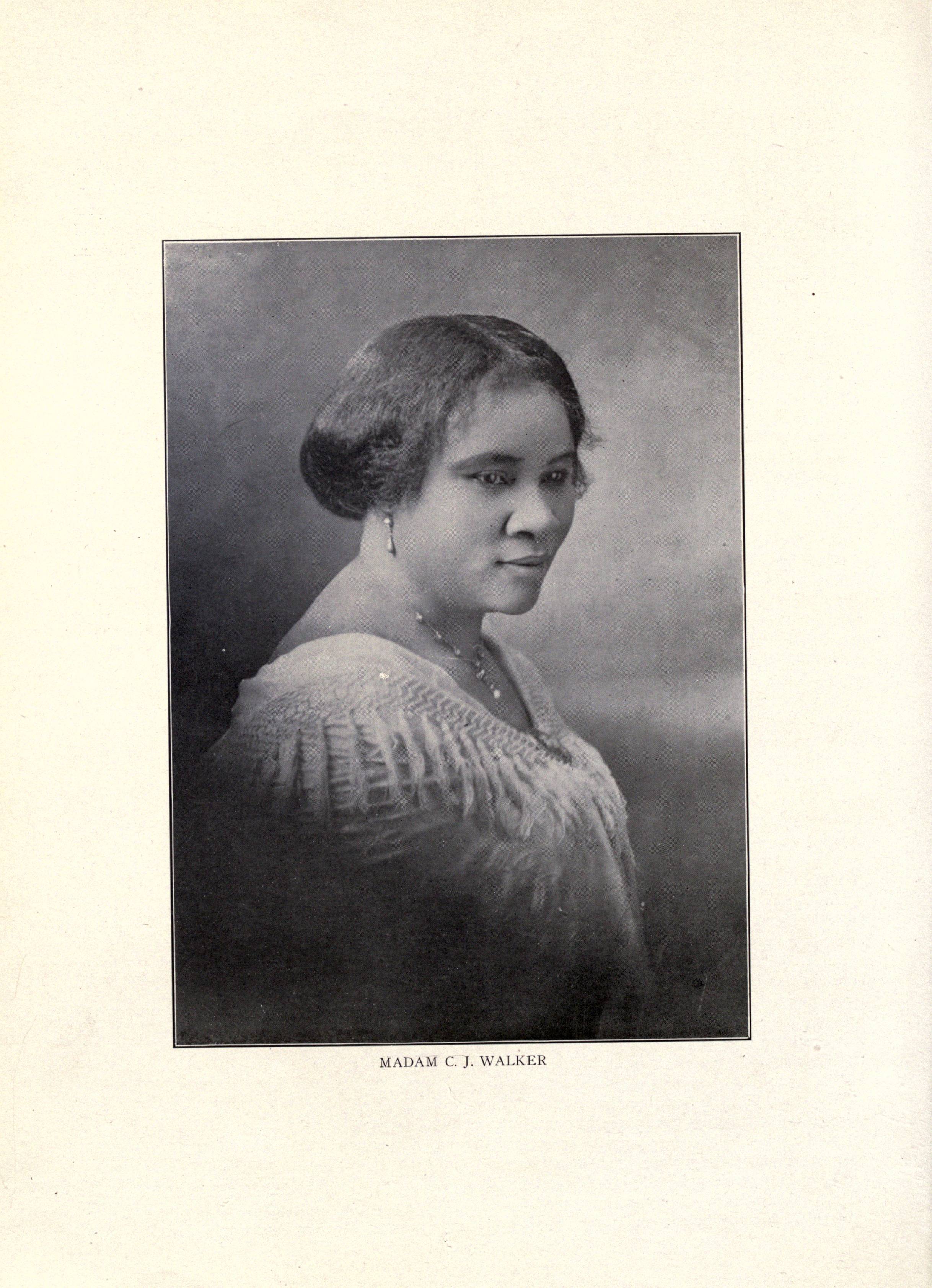 Madam C J Walker portrait